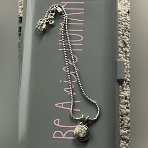 Brighton heiress silver necklace